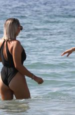 TALLIA STORM and CLARA LONSDALE in BIkinis at a Beach in Ibiza 07/05/2019