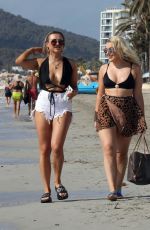 TALLIA STORM and CLARA LONSDALE in BIkinis on the Beach in Ibiza 07/03/2019
