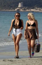 TALLIA STORM and CLARA LONSDALE in BIkinis on the Beach in Ibiza 07/03/2019