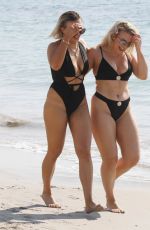 TALLIA STORM and CLARA LONSDALE in BIkinis on the Beach in Ibiza 07/03/2019