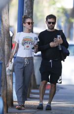 TATIANA DIETEMAN and Tobey McGuire Out in West Hollywood 07/23/2019