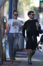 TATIANA DIETEMAN and Tobey McGuire Out in West Hollywood 07/23/2019