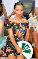 TAYLOR RUSSELL at Miu Miu Resort 2020 Show in Paris 06/29/2019