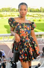 TAYLOR RUSSELL at Miu Miu Resort 2020 Show in Paris 06/29/2019