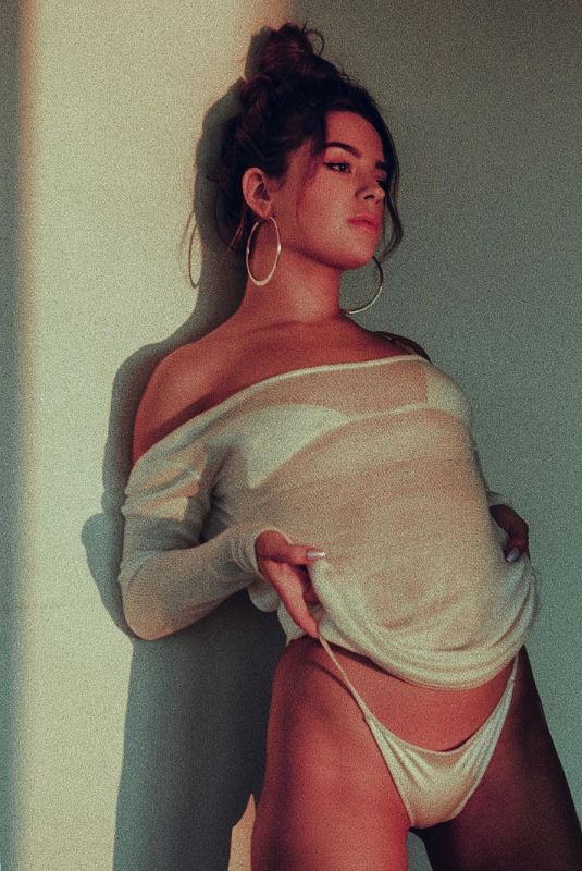 TESSA BROOKS on the Set of a Photoshoot, July 2019