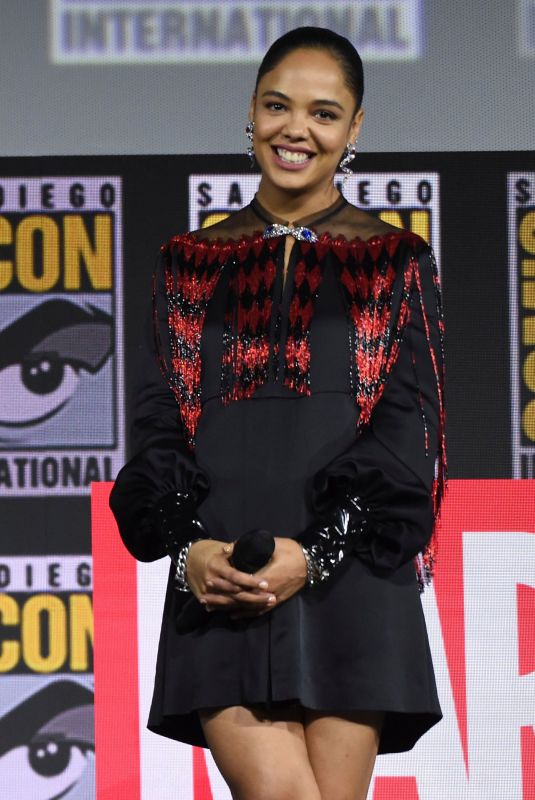 TESSA THOMPSON at Marvel Panel at Comic-con 2019 in San Diego 07/20/2019
