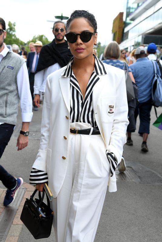 TESSA THOMPSON at Wimbledon 2019 Tennis Championships in London 07/08/2019