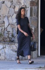 THANDIE NEWTON Out in Los Angeles 07/26/2019