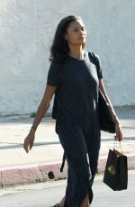 THANDIE NEWTON Out in Los Angeles 07/26/2019