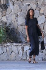 THANDIE NEWTON Out in Los Angeles 07/26/2019