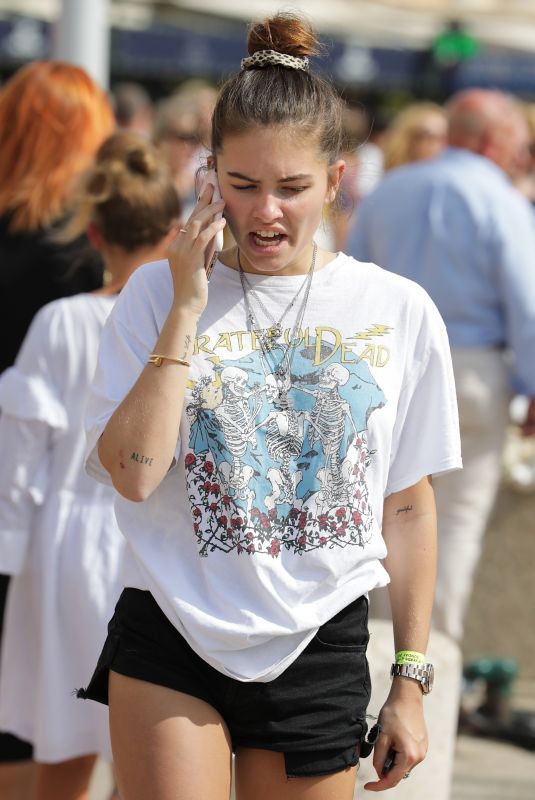 THYLANE BLONDEAU Out and About in St Tropez 07/15/2019