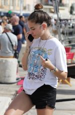 THYLANE BLONDEAU Out and About in St Tropez 07/15/2019