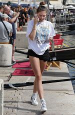 THYLANE BLONDEAU Out and About in St Tropez 07/15/2019