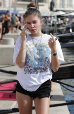 THYLANE BLONDEAU Out and About in St Tropez 07/15/2019