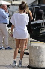 THYLANE BLONDEAU Out and About in St Tropez 07/15/2019