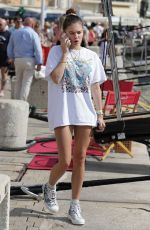 THYLANE BLONDEAU Out and About shorts in Saint Tropez 07/15/2019