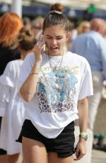 THYLANE BLONDEAU Out and About shorts in Saint Tropez 07/15/2019