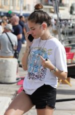 THYLANE BLONDEAU Out and About shorts in Saint Tropez 07/15/2019