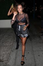 TINASHE Leaves Delilah in West Hollywood 07/19/2019