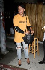 TINASHE Night Out in Los Angeles 07/11/2019