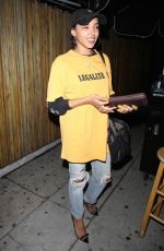 TINASHE Night Out in Los Angeles 07/11/2019
