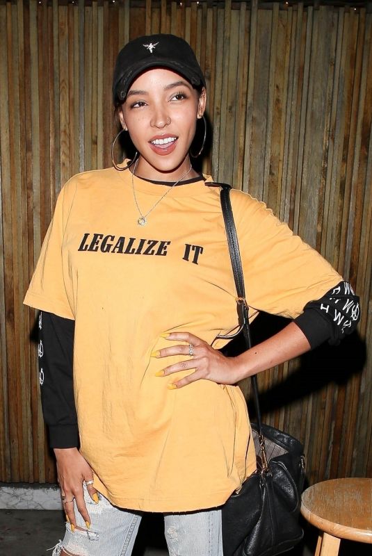 TINASHE Night Out in Los Angeles 07/11/2019