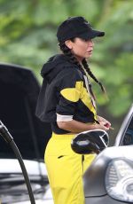 TULISA CONTOSTAVLOS at a Gas Station in London 06/25/2019