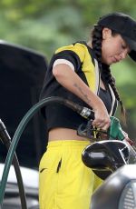 TULISA CONTOSTAVLOS at a Gas Station in London 06/25/2019
