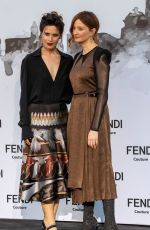 VALENTINA CERVI at Fendi Fashion Show in Rome 07/04/2019