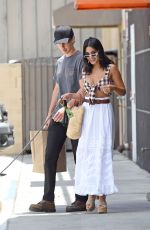 VANESSA HUDGENS and Austin Butler Shopping at Pet Store with Their Dog in Los Angeles 07/23/2019