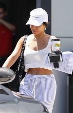 VANESSA HUDGENS at a Gas Station in Los Angeles 07/17/2019