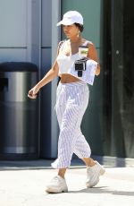 VANESSA HUDGENS at a Gas Station in Los Angeles 07/17/2019
