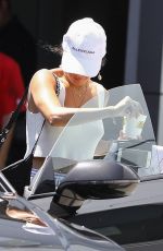 VANESSA HUDGENS at a Gas Station in Los Angeles 07/17/2019