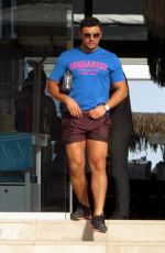 VICKY PATTISON and Ercan Ramadan Out in Mallorca 07/12/2019