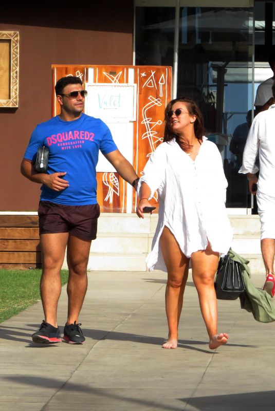 VICKY PATTISON and Ercan Ramadan Out in Mallorca 07/12/2019