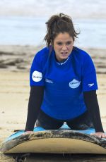 VICKY PATTISON Learns to Surf at Bondi Beach in Sydney 06/25/2019