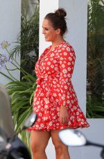 VICKY PATTISON Leaves Her Hotel in Ibiza 07/11/2019