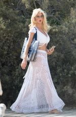 VICTORIA SILVSTEDT Arrives at Club 55 in Saint Tropez 07/05/2019