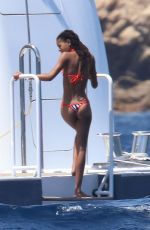 WILLOW SMITH in Bikini at a Yacht in Maddalena Archipelago 07/17/2019