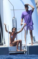 WILLOW SMITH in Bikini at a Yacht in Maddalena Archipelago 07/17/2019