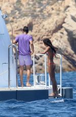 WILLOW SMITH in Bikini at a Yacht in Maddalena Archipelago 07/17/2019