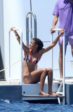 WILLOW SMITH in Bikini at a Yacht in Maddalena Archipelago 07/17/2019