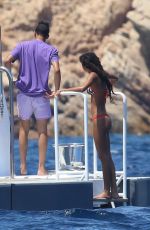 WILLOW SMITH in Bikini at a Yacht in Maddalena Archipelago 07/17/2019