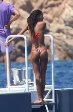 WILLOW SMITH in Bikini at a Yacht in Maddalena Archipelago 07/17/2019