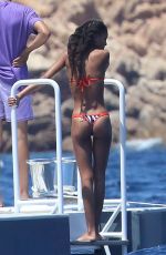 WILLOW SMITH in Bikini at a Yacht in Maddalena Archipelago 07/17/2019