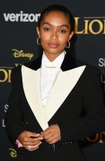 YARA SHAHIDI at The Lion King Premiere in Hollywood 07/09/2019