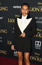 YARA SHAHIDI at The Lion King Premiere in Hollywood 07/09/2019