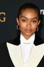 YARA SHAHIDI at The Lion King Premiere in Hollywood 07/09/2019