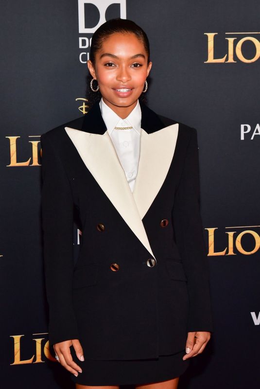YARA SHAHIDI at The Lion King Premiere in Hollywood 07/09/2019
