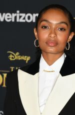 YARA SHAHIDI at The Lion King Premiere in Hollywood 07/09/2019